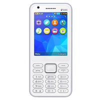 Teléfono Móvil 100% Original al por Mayor SM-B355 2G Global Desbloqueado GSM HSPA E con Una Sola Tarjeta SIM Dual, Teclado Qwerty y Sistema Operativo Symbian