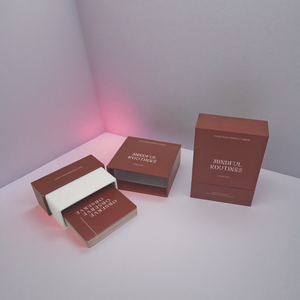 Diálogos de tamaño de papel de impresión y cartas de juego de mesa Q & <span class=keywords><strong>A</strong></span>, juegos de cartas personalizados para parejas familiares adultas - Product Image 2