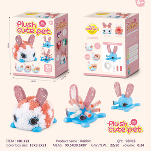 Giocattoli per Bambine in Vendita, Divertenti Giocattoli Fai-da-Te, Animali di Peluche Fatti a Mano per Bambini - Product Image 3