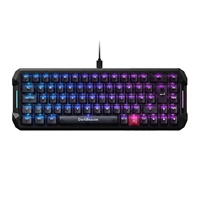 DarkBeacon Blade 68-Key UK Layout ISO Mechanical Keyboard Hot-Swappable Gasket Mount RGB Silent Wired USB-C Gaming Keyboard