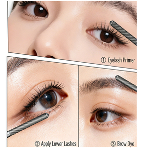 Máscara <span class=keywords><strong>de</strong></span> pestañas en tubo <span class=keywords><strong>de</strong></span> acero, espesa, larga, rizada, a prueba <span class=keywords><strong>de</strong></span> agua, sin manchas, natural y <span class=keywords><strong>de</strong></span> larga duración. - Product Image 4