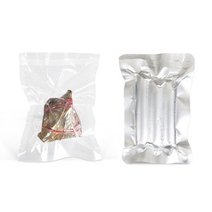 Custom High Temperature Resistant Retort Vacuum Bags 121C Sterilization Pure Aluminum Transparent Three Side Seal Food Storage - Product Image 2