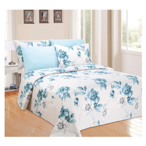 European and American Style Egyptian Cotton Touch Microfiber <strong>Bedsheet</strong> Bed Sheet Polyester <strong>Bedsheet</strong> Set - Product Image 1