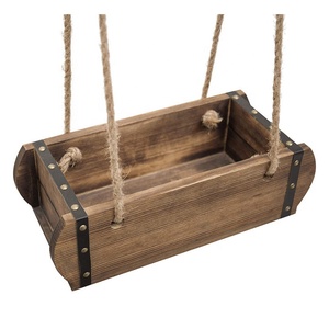 Maceta Colgante Rústica, Colgadores de Pared con Cuerda para Plantas Suculentas, Flores, <span class=keywords><strong>Cactus</strong></span>, Hierbas, Plantas Pequeñas, Jardín de Ventana Interior - Product Image 3