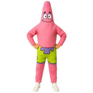 ハロウィーン子供のパーティーコスチューム-アニメパフォーマンス衣装-Patrick Starスポンジボブコスプレ衣装 - Product Image 6