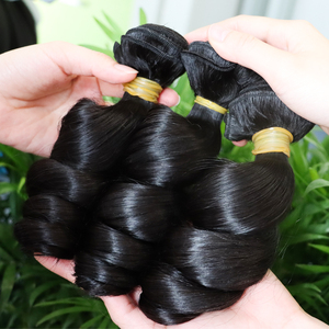 Beauté somptueuse non traitée brésilienne Remy cheveux faisceau naturel 10A grade en gros vierge corps armure cheveux faisceaux 100% cheveux humains - Product Image 3