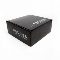 Boîtes d'expédition noires en papier ondulé avec logo personnalisé grande boîte en carton pour bébé vêtements chaussures