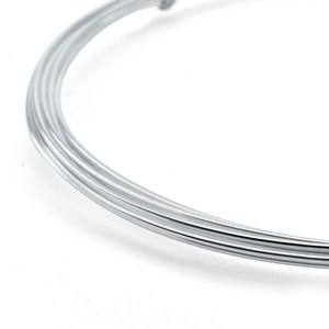 Filo Rotondo Premium in <span class=keywords><strong>Argento</strong></span> Sterling <span class=keywords><strong>925</strong></span> da 1mm, Componente per Creazione di Gioielli, Orecchini e Bracciali - Product Image 2