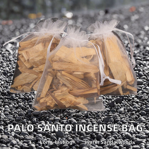 Incienso Orgánico de Madera Sagrada de Sándalo Indio, Varillas de Incienso Duraderas para Purificación Religiosa, Bolsa de Virutas Purificantes y Limpiadoras para Todas las Estaciones - Product Image 2