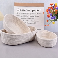 Prix de gros Écologique Nice New Corde Corde Corn Husk Panier de rangement Supports de rangement Boîtes Blanchisserie Seagrass Basket Corde Paniers