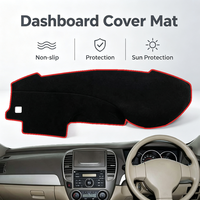 Cocok untuk Nissan Sylphy dan Bluebird 2005-2012 Penutup Dasbor Bantalan Pelindung Sinar Matahari dan Sifat Anti-reflektif