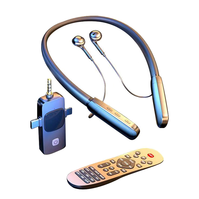 2.4GHz Neckband Wireless Earphones Long Battery Life Sound Card Set for Live Streaming