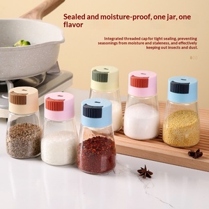Quantitative Metering Control <b>Plastic</b> Salt <b>Bottle</b> with Sprinkling Function Kitchen Seasoning Box - Product Image 2