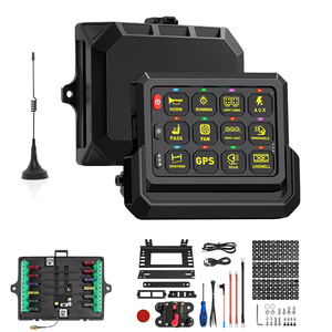 Panel <span class=keywords><strong>de</strong></span> Control <span class=keywords><strong>de</strong></span> Luces Auxiliares Impermeable <span class=keywords><strong>de</strong></span> 12V, Panel <span class=keywords><strong>de</strong></span> Interruptores Inalámbrico Todoterreno <span class=keywords><strong>de</strong></span> 12 Canales con Sistema <span class=keywords><strong>de</strong></span> Relés <span class=keywords><strong>de</strong></span> Control <span class=keywords><strong>de</strong></span> Circuito - Product Image 1
