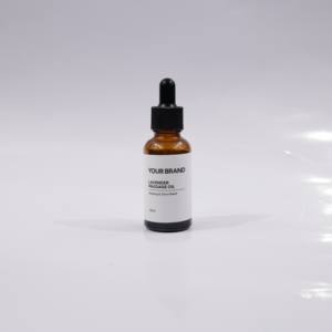 زيت تدليك مخصص بعلامة تجارية خاصة برائحة اللافندر للاسترخاء وتخفيف التوتر - Product Image 1