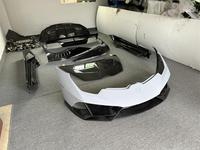 Kit carrosserie style EVO pour Lamborghini Huracan Lp610 Lp580 Evo pare-chocs en fibre de carbone diffuseur aile jupe latérale capot échappement parfait
