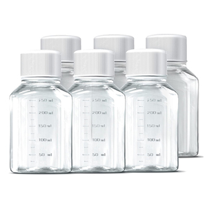 Botella de reactivo de laboratorio para medio de cultivo celular Pet Petg de 250 ml - Product Image 6