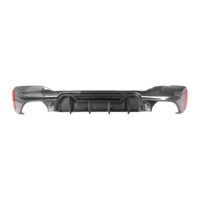 Diffuseur arrière en fibre de carbone véritable style C G30 pour BMW Série 5 G30 Sports 2017-2026 Kit carrosserie Accessoires de diffuseur de pare-chocs arrière