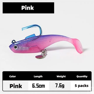 Jumping Fishing Lures Lead Bottom Anti-hanging Mandarin <strong>Fish</strong> Bass <strong>Catfish</strong> Black Sea <strong>Fish</strong> Lure <strong>Bait</strong> Soft <strong>Bait</strong> - Product Image 5