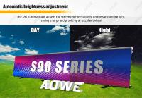 Écran LED géant HD pour événements sportifs, 960x960mm, boîtier en aluminium moulé sous pression, affichage LED publicitaire extérieur P5/P6 pour terrain de football