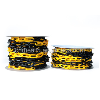 Customized Color Traffic Road Cone Connector 25meters length roller package traffic road plastic chain