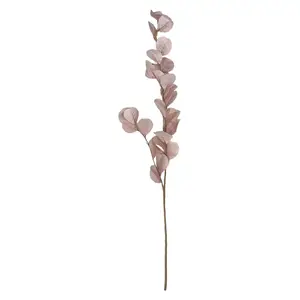 Искусственный цветок Искусственный розовый зеленый матовый эвкалипт листья для букета наполнитель для цветочной композиции