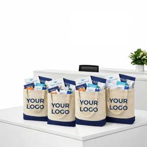 Sac fourre-tout promotionnel en toile de coton naturel vierge, vente en gros pour événements, conférences et expositions - Product Image 5