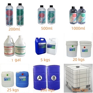 <span class=keywords><strong>UKON</strong></span>-Colle AB à séchage rapide en résine époxy, cristal transparent, pour bricolage, fabrication artisanale et bijoux - Product Image 5
