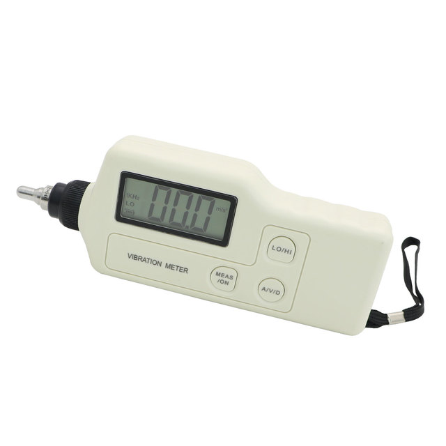 Shahe Portable Handheld Vibration Meter Vibrometer Digital Vibration Sensor Meter Tester Analyzer Acceleration GM63A