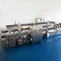 Ligne de production automatique de frites en forme de L, en acier inoxydable, de qualité industrielle, électrique, haute puissance 102000W