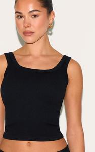 विंटेज ब्राउन रिब बुना हुआ स्वेटर गर्मियों बांस कपास महिलाओं की आस्तीन वाली टी-शर्ट क्रू गर्दन स्लिम फिट वेस्ट - Product Image 6