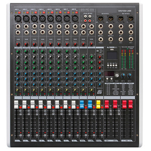 Consola de DJ profesional WM102 USB de 10, 12 y 16 canales, mezclador de audio con MP3 y USB para presentaciones en escenario. - Product Image 2
