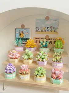 Bloques de Construcción de Ramo Inmortal, Versión para Adultos, Partículas Pequeñas, Serie de Niñas, Juguetes de Peluche, Regalo de Año Nuevo para Niñas - Product Image 1