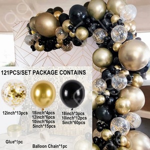 Verjaardagsparty ballonnen accessoires openingsboog feestdecoratie ballon multicolor kettingset rubberen openingsdecoratie - Product Image 3
