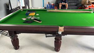 La vente directe d'usine recommande la <span class=keywords><strong>compétition</strong></span> de table de billard de billard de 9 pieds utilisée d'intérieur - Product Image 4
