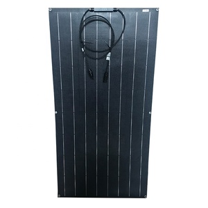 Fabricant solaire chinois Prix solaire Panneaux solaires monocristallins flexibles 100w Film mince Pliable et portable Panneau solaire Saga - Product Image 1