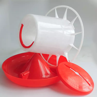 Nouvel abreuvoir pour volailles en plastique PP suspendu grande capacité pour poulets de chair, poules pondeuses, équipement d'élevage