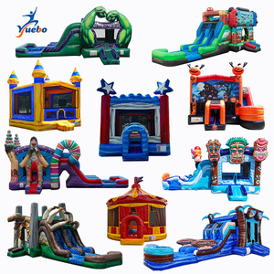 บ้านลมเป่าลมกลางแจ้ง ปราสาทลมเป่าลม บ้านเด้งดึ๋ง บ้านเด้งเด็ก คอมโบเชิงพาณิชย์พร้อมสไลเดอร์สำหรับเด็ก - Product Image 5