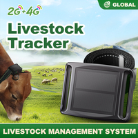 Rastreador GPS para Ganado Vacuno, Cabras y Otros Animales con Collar Impermeable y Energía Solar de Largo Alcance, Batería de Ultra Larga Duración
