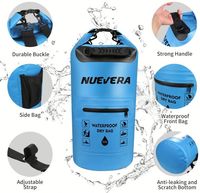 Bolsa Impermeable de TPU y PVC para Exteriores, Mochila de Camping, Bolsa Seca con Logotipo Personalizado, Bolsa Seca Enrollable de 2L para Playa, Camping, Navegación y Flotación