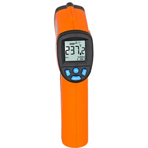 Vicimeter termometer Digital TM550 IR, pengukur suhu tinggi pengujian jarak jauh