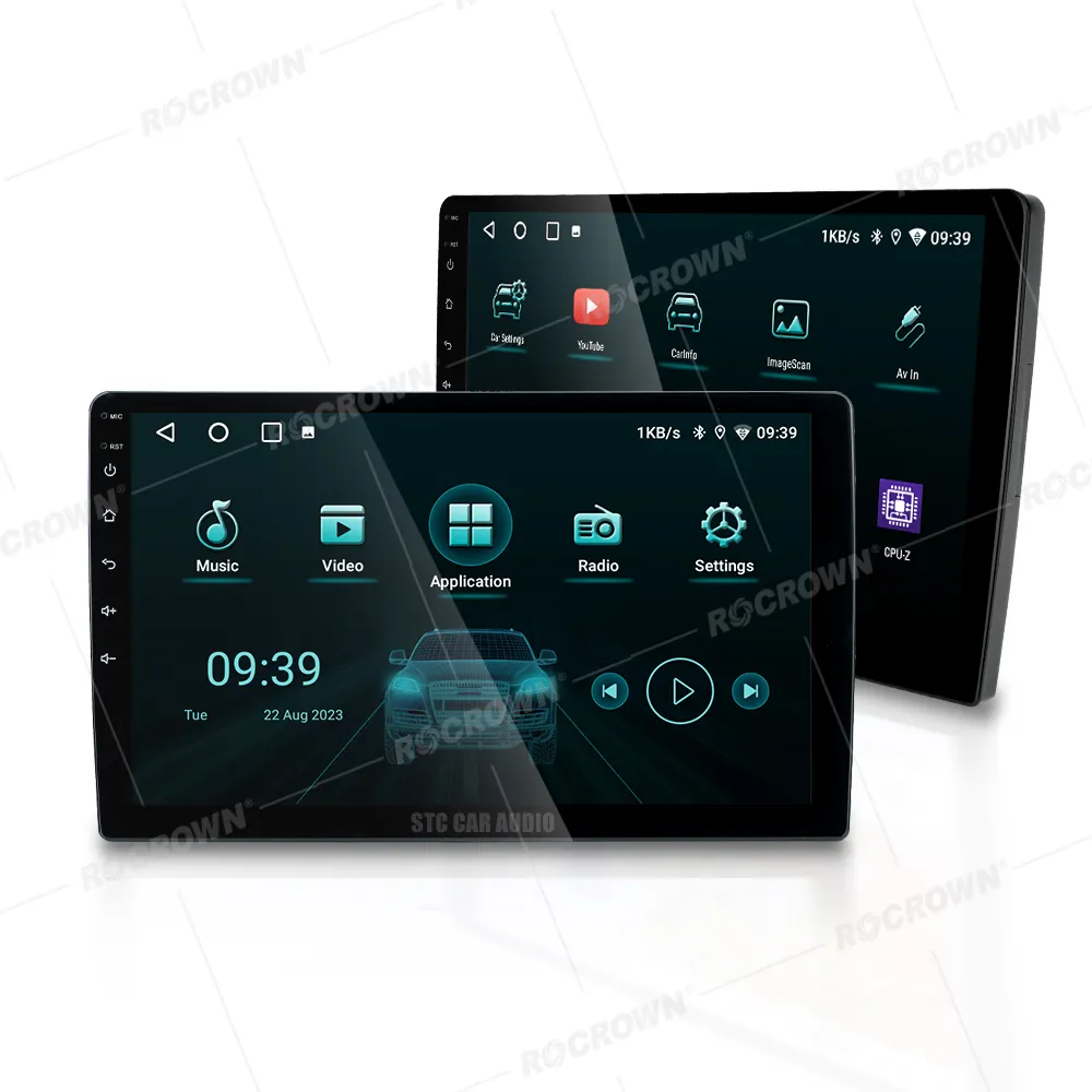 Fabrika fiyat Android otomatik 9 inç ekran araba GPS navigasyon araba radyo dahili Gps Wifi