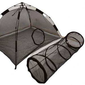 Parc pour animaux de compagnie portable de grande taille, tente pop-up pour chats, enclos pour extérieur et patio, fabriqué en usine BSCI - Product Image 5
