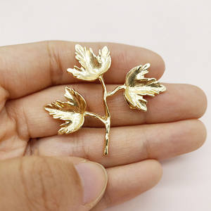 Lutin Version coréenne feuille d'érable branche alliage accessoires bricolage cheveux accessoire mariée couvre-chef matériel - Product Image 4