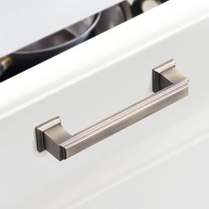 Moderne Zink legierung verdickt massiven Türgriff verstellbare Kaffees chu blade schwarz Messing Kleider schrank Griff Schrank Küche Nachttisch - Product Image 6