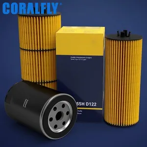 CORALFLY OEM ODM Agricultural Machinery Farm Tractor Truck Engines Oil Filter H200WN01 For Hengst Oil Filter