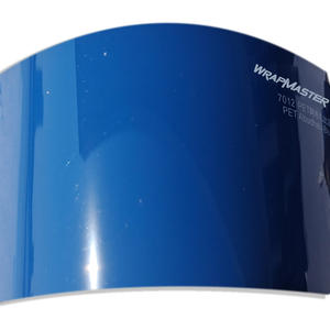 WRAPMASTER 1.52*17m anti-rayures brillant cristal Abudhabi bleu PET <span class=keywords><strong>PVC</strong></span> vinyle film d'emballage <span class=keywords><strong>de</strong></span> voiture couleur changeante décoration automatique - Product Image 6
