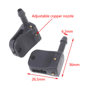 Boquilla de plástico para lavadora de coche, 2 uds., Jet-Fit para mercedes-benz Vito W638 Sprinter y Ssangyong montado en un par de brazos de limpiaparabrisas - Product Image 6