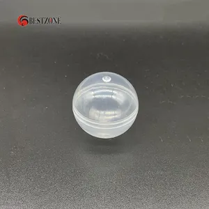 50毫米2英寸透明可开启的塑料胶囊无玩具全透明扭蛋玩具胶囊