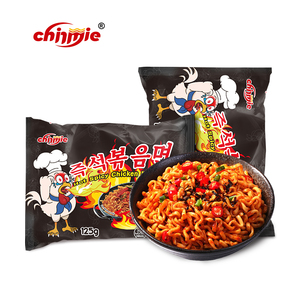 Nouilles Ramen au poulet épicé Chinmie de style coréen, certifiées BRC et HALAL, vente en gros OEM chinoise, produit très demandé - Product Image 1
